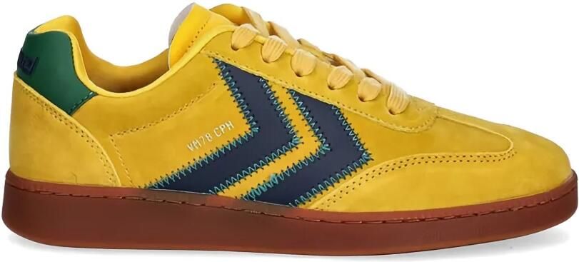 Hummel Sneakers met chevron-patroon Geel