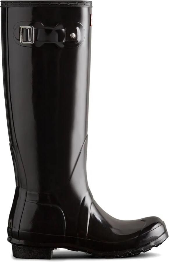 Hunter buckledetail met ritssluiting Zwart