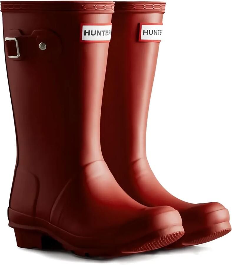 Hunter Kids Buckle regenlaarzen Rood