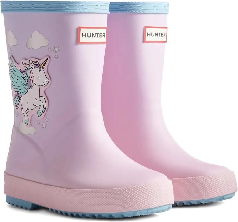 Hunter Kids First Unicorn laarzen Roze