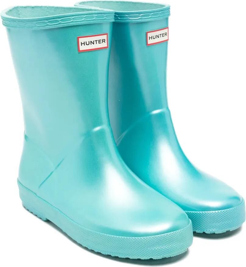 Hunter Kids Laarzen met logo Blauw