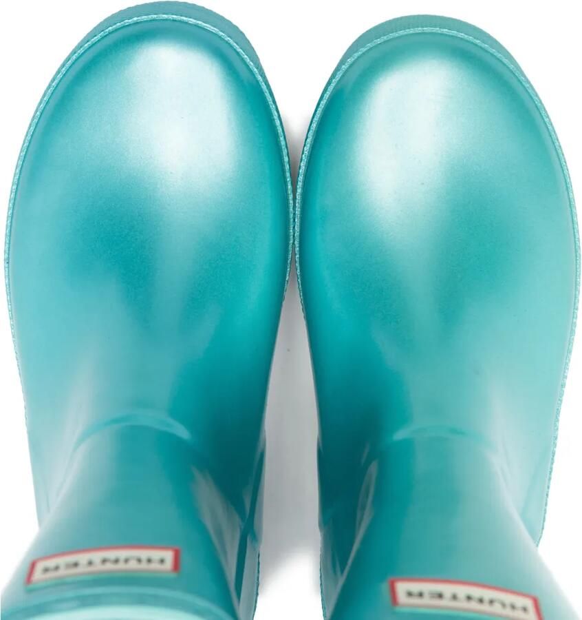 Hunter Kids Laarzen met logo Blauw - Foto 2