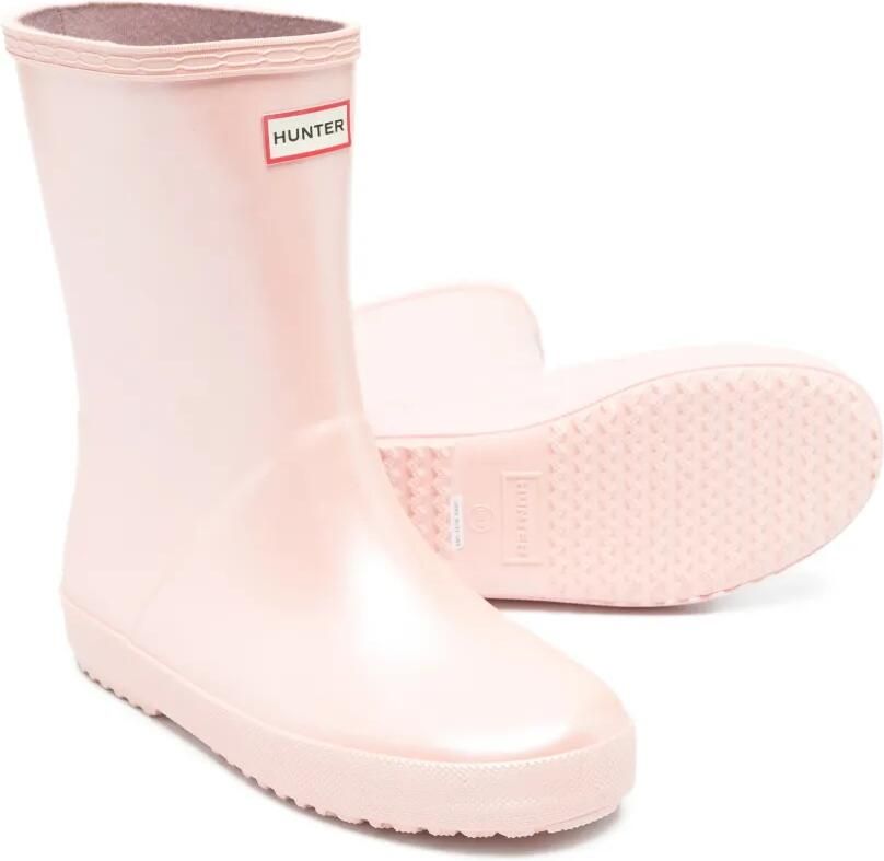 Hunter Kids Laarzen met logo Roze - Foto 3