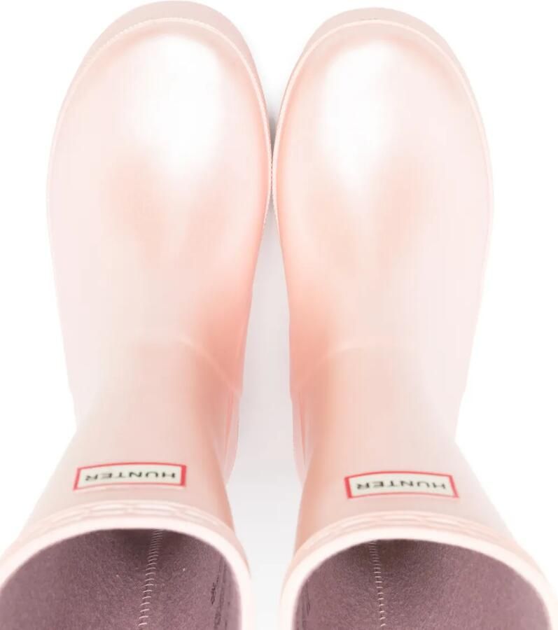 Hunter Kids Laarzen met logo Roze - Foto 2