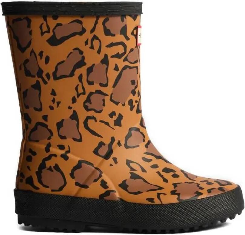 Hunter Kids Regenlaarzen met luipaardprint Bruin - Foto 2
