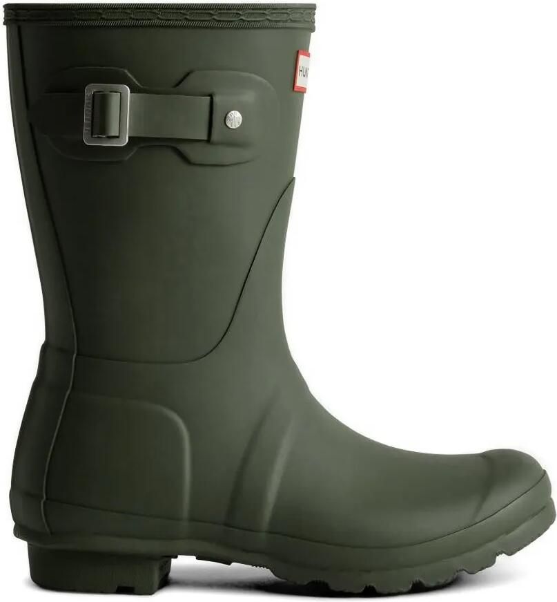 Hunter Original enkellaarzen met gespdetail Groen