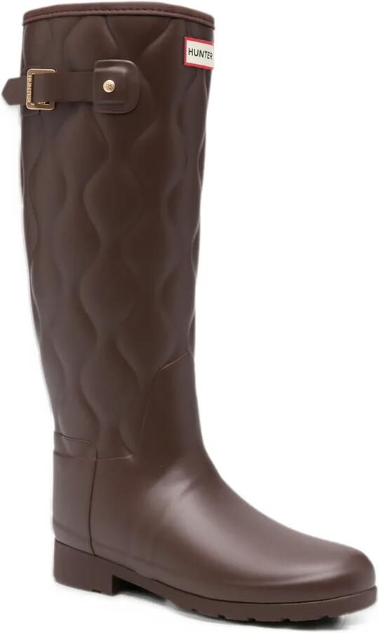 Hunter quilted buckle-fastening boots Bruin