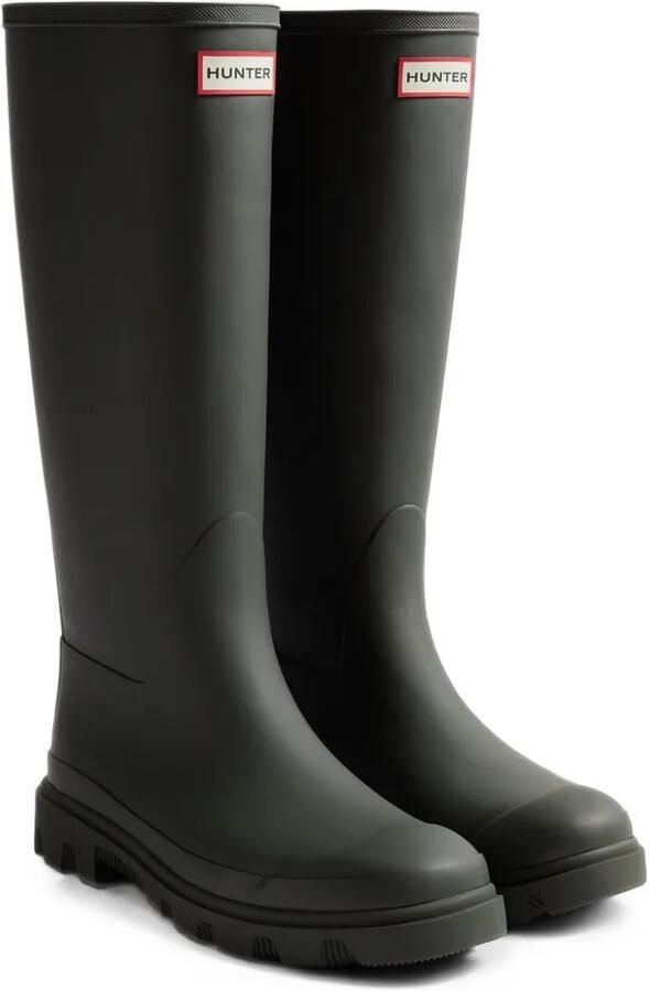 Hunter Tall Wellington Downpour boots Groen