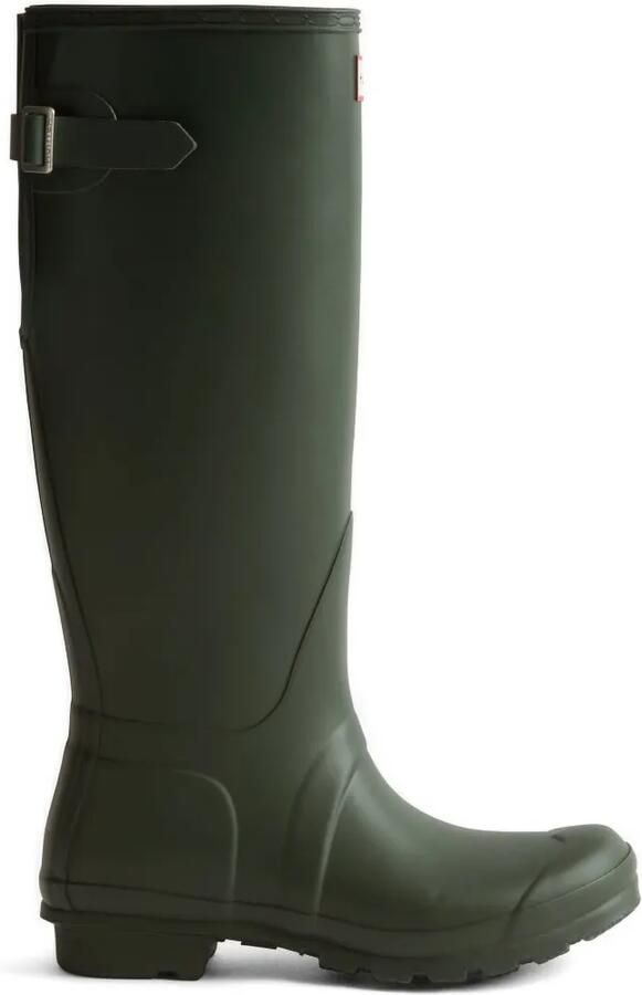 Hunter Wellington laarzen met logodetail Groen
