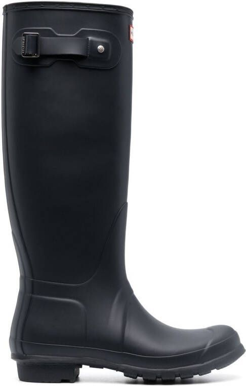 Hunter Knielaarzen met logo Blauw