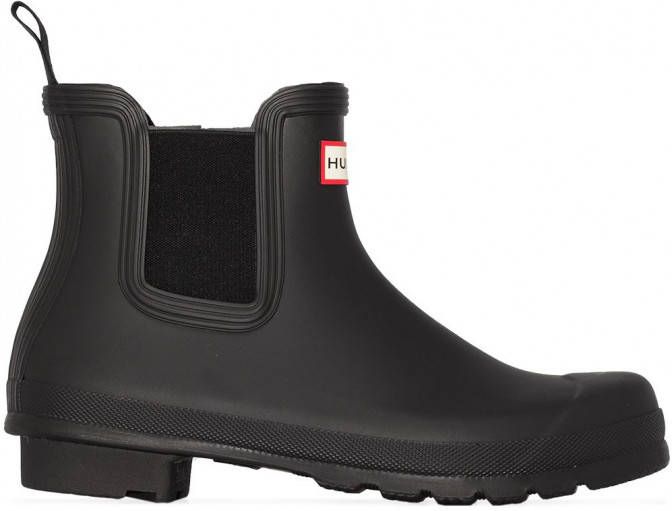 Hunter Original Chelsea laarzen Zwart