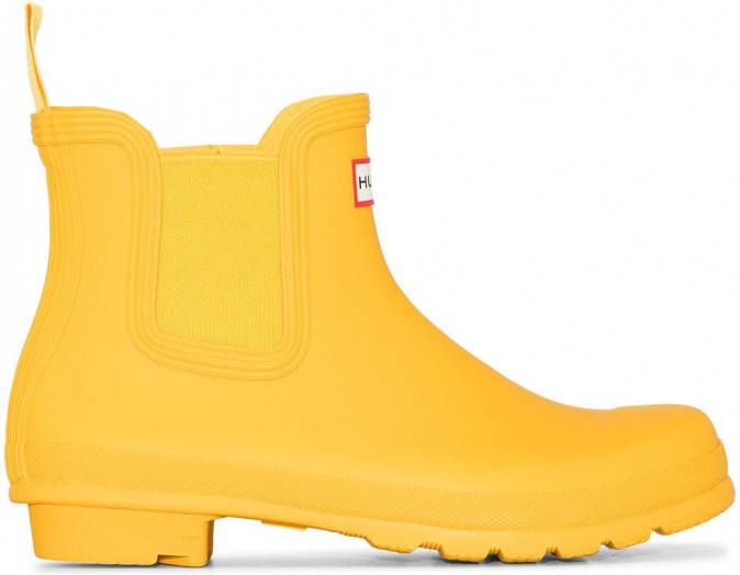 Hunter Original Chelsea laarzen dames polyamide rubberrubber 3 Geel