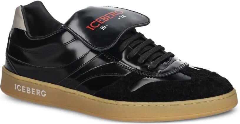 Iceberg Sneakers met logoprint Zwart - Foto 2