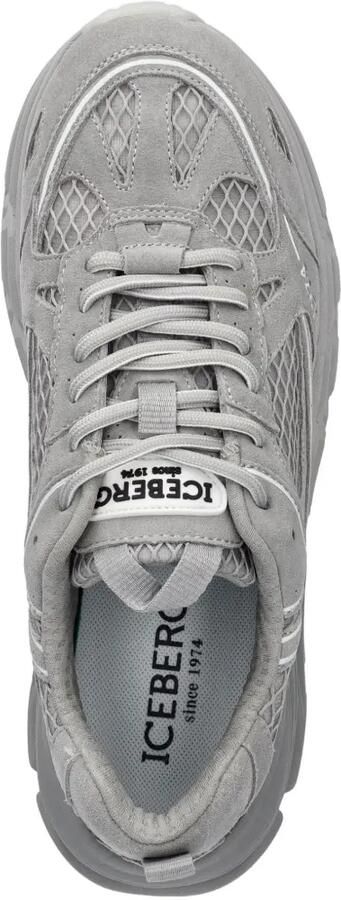 Iceberg Sneakers met mesh vlakken Grijs - Foto 3