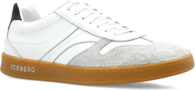 Iceberg Sneakers met suède vlak Wit - Foto 4
