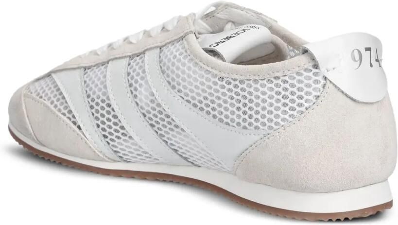 Iceberg Snoot suède sneakers met mesh vlakken Wit - Foto 3