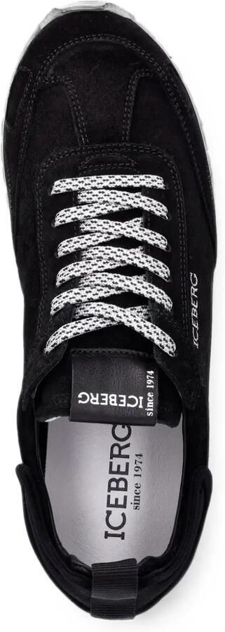 Iceberg Ultra sneakers met vlakken en geborduurd logo Zwart - Foto 4