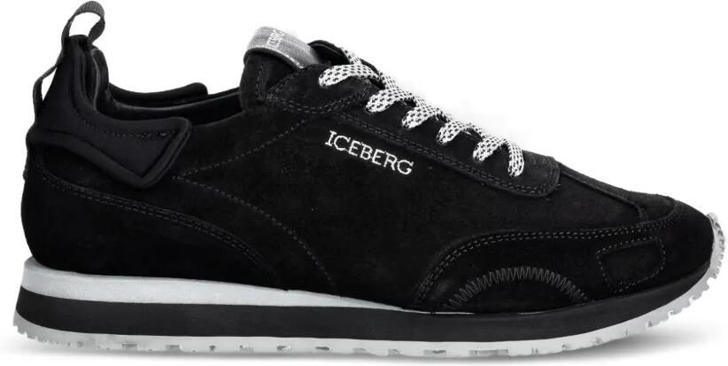 Iceberg Ultra sneakers met vlakken en geborduurd logo Zwart - Foto 3