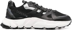 Iceberg Sneakers met metallic-effect Zwart
