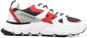 Iceberg Spyder Look sneakers met mesh Wit