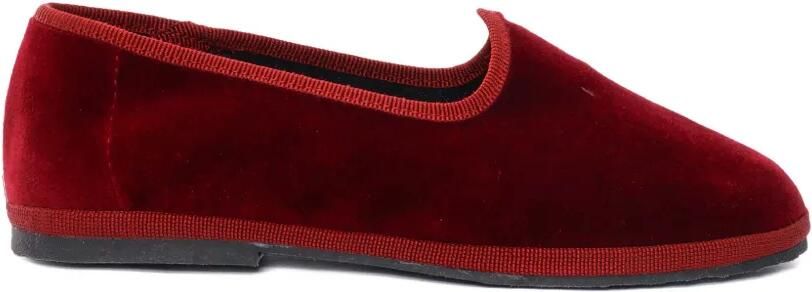 Il Gufo Fluwelen ballerina's Rood