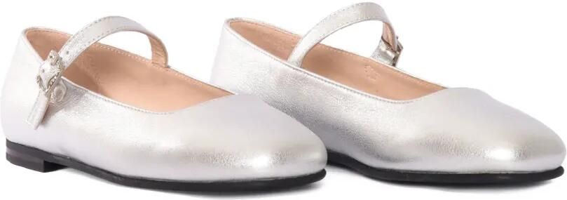 Il Gufo Mary Jane ballerina's met ronde neus Grijs