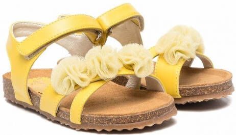 Il Gufo Sandalen met open neus Geel