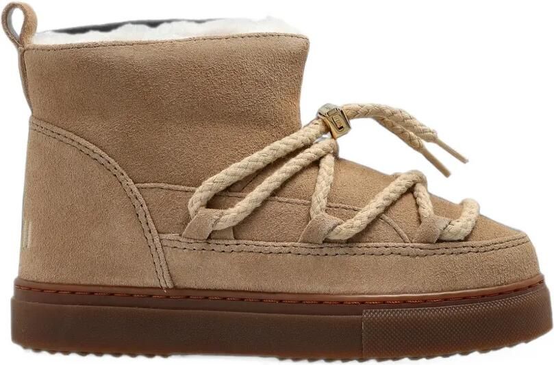 Inuikii Klassieke Low suède laarzen Beige