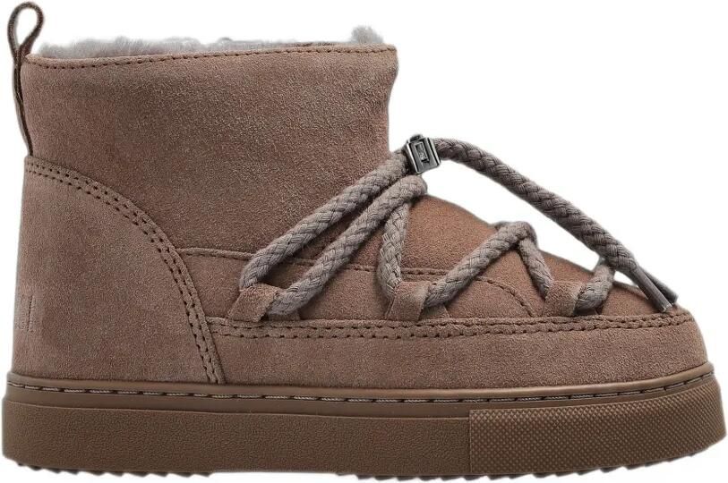 Inuikii Klassieke Low suède laarzen Beige