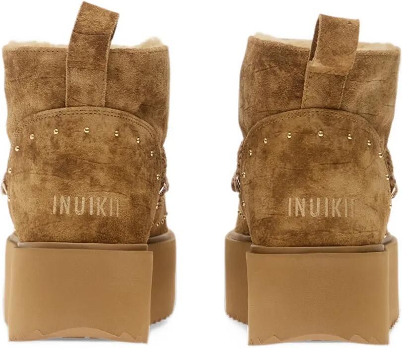 Inuikii Croco platform ankle boots Bruin - Foto 2