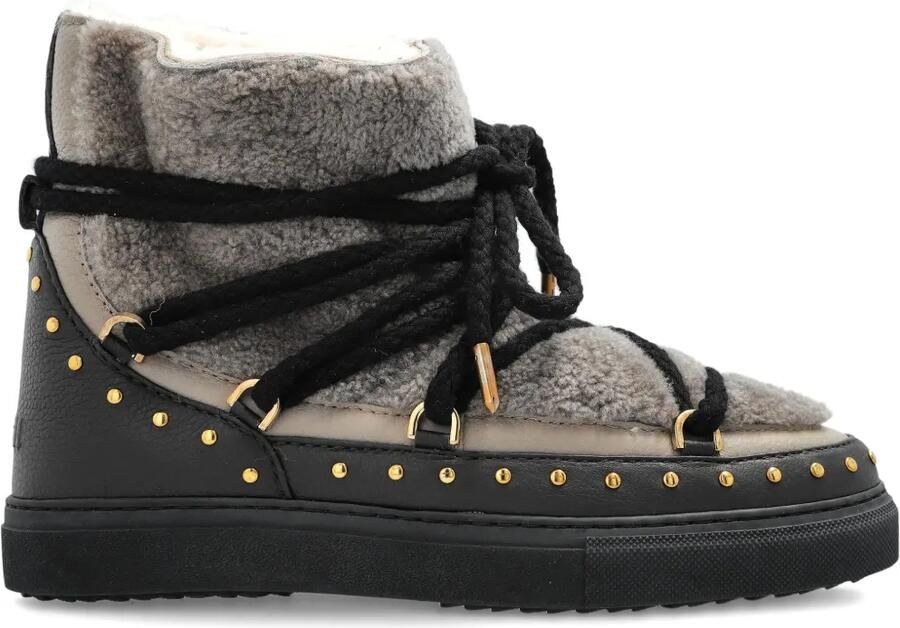 Inuikii Curly Rock laarzen verfraaid met studs Beige