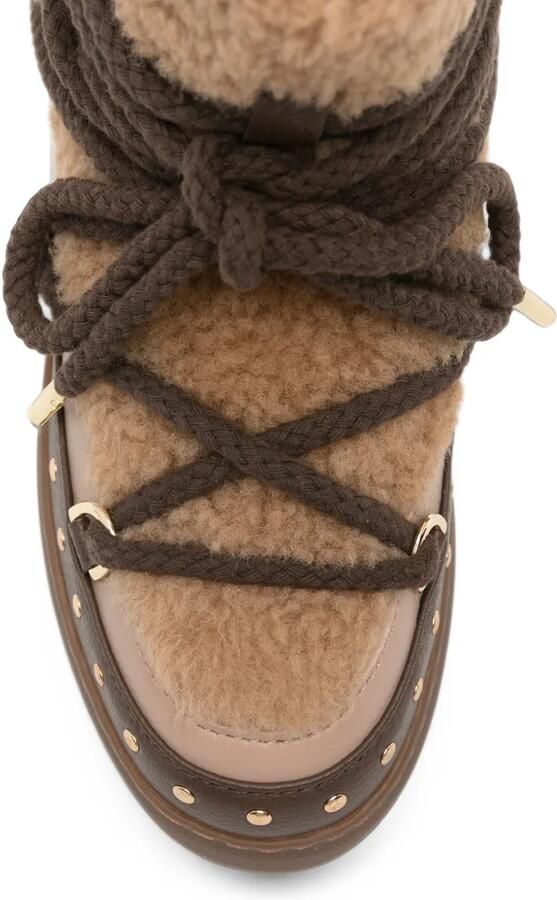 Inuikii Curly Rock laarzen met studs Beige - Foto 4
