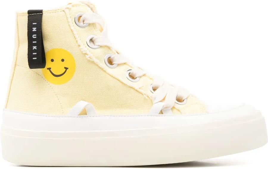 Inuikii Distressed Matilda sneakers Geel