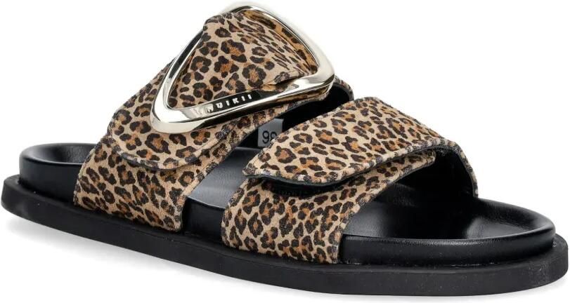 Inuikii Dreamer Buckle sandalen met luipaardprint Bruin - Foto 3