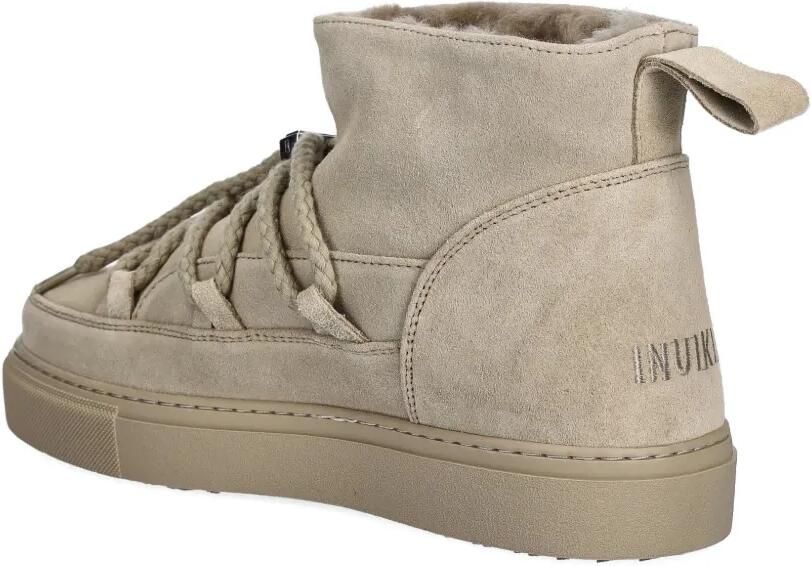 Inuikii Enkellaarzen met veters Beige - Foto 3