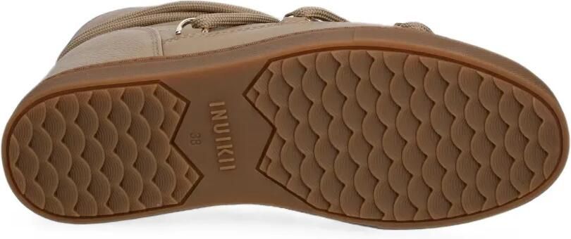 Inuikii Enkellaarzen met veters Beige - Foto 5