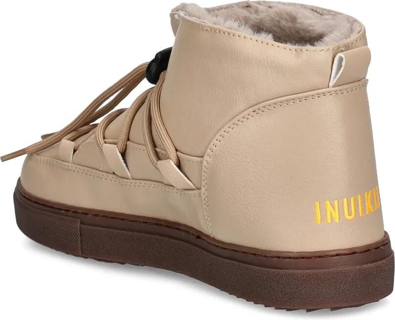 Inuikii Enkellaarzen met veters Beige - Foto 2