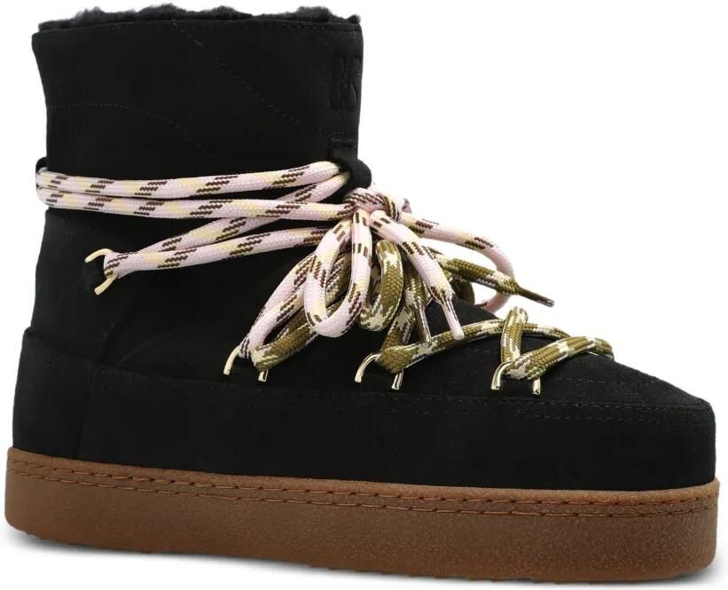 Inuikii Gewatteerde suède snowboots Zwart - Foto 4