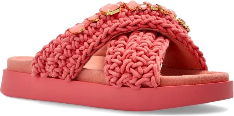 Inuikii Geweven verfraaide sneakers Roze - Foto 4
