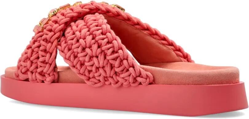 Inuikii Geweven verfraaide sneakers Roze - Foto 5