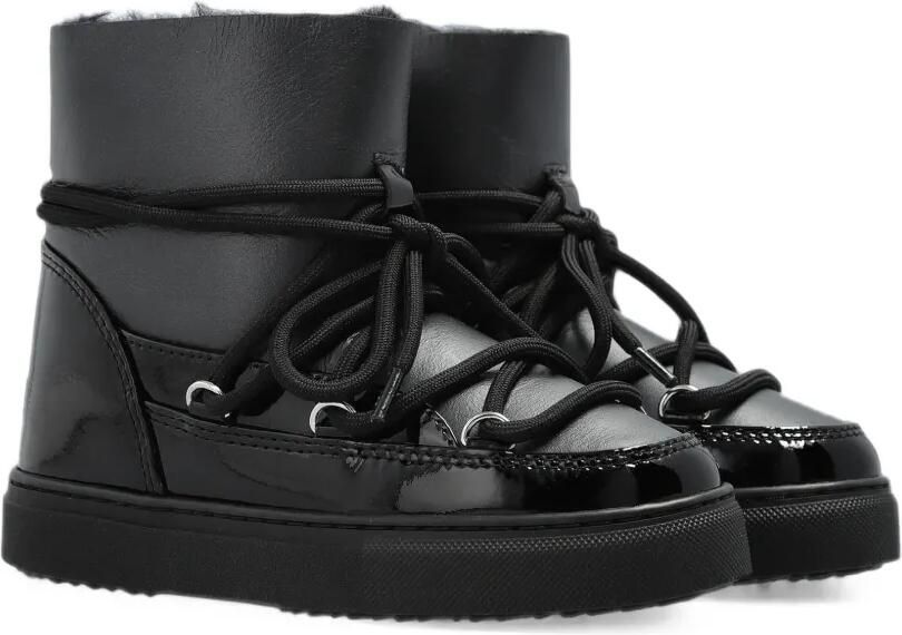 Inuikii Gloss lace-up boots Zwart