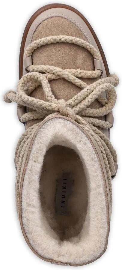 Inuikii Laarzen met afwerking van lamswol en touw Beige - Foto 4
