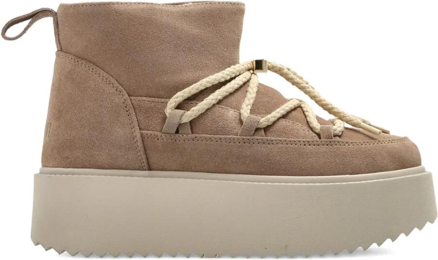 Inuikii Laarzen met platform zool Beige