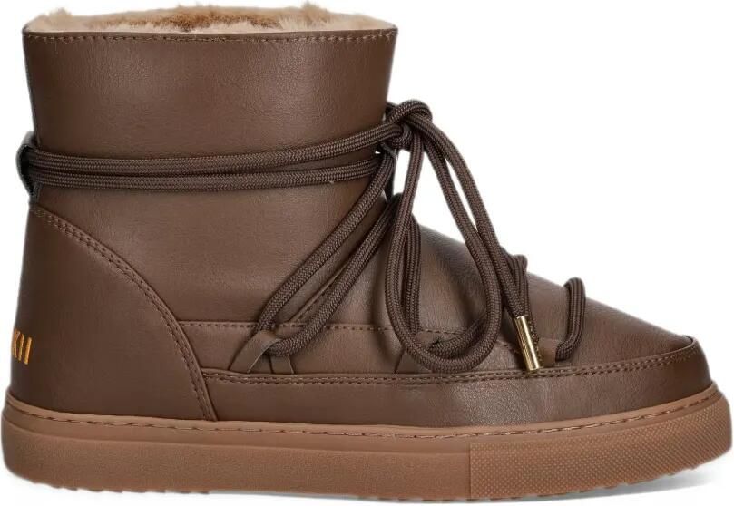 Inuikii lace-up shearling-lined boots Bruin