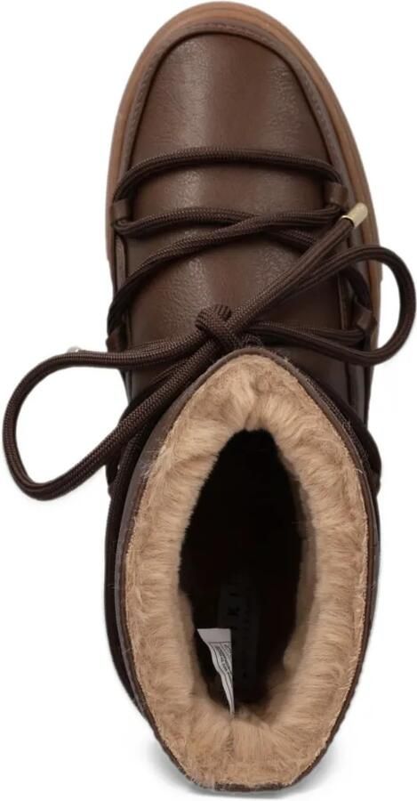 Inuikii lace-up shearling-lined boots Bruin - Foto 3