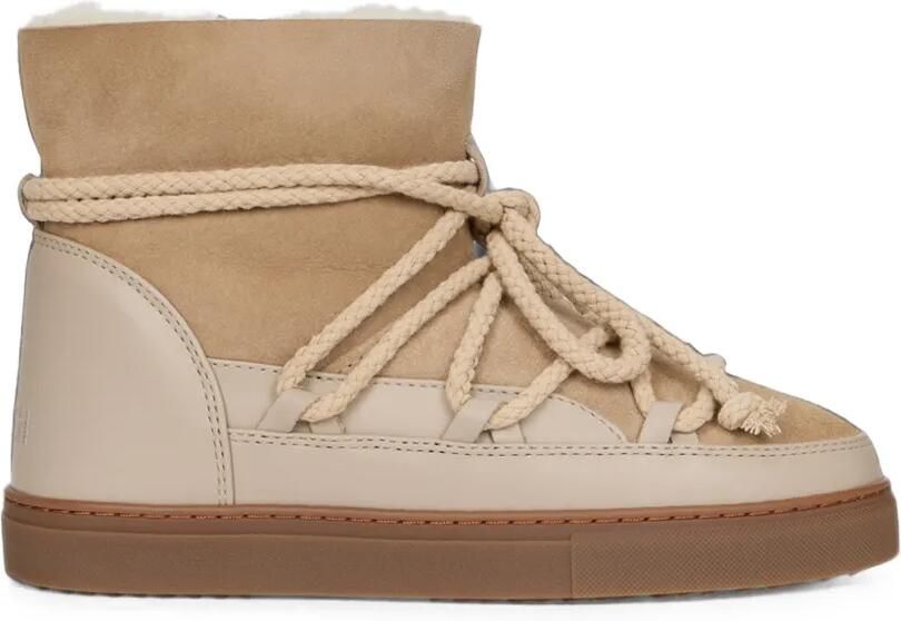 Inuikii lace-up snow boots Beige