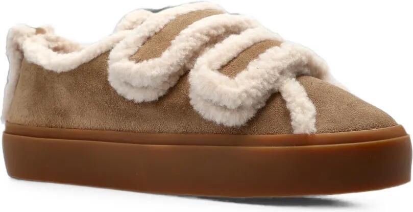 Inuikii Lammy low-top sneakers met klittenband Bruin - Foto 4