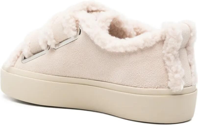 Inuikii Lammy sneakers met klittenband Beige - Foto 3