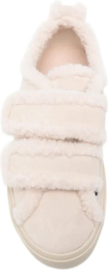 Inuikii Lammy sneakers met klittenband Beige - Foto 4