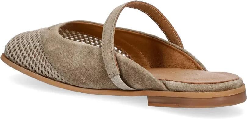 Inuikii Lazy NY muiltjes met gehaakt detail Beige - Foto 2